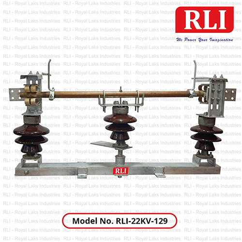 सिल्वर-ब्राउन 22 Kv 400 Amps से 2000 Amps डबल ब्रेक सेंटर रोटेटिंग टाइप Ab स्विच