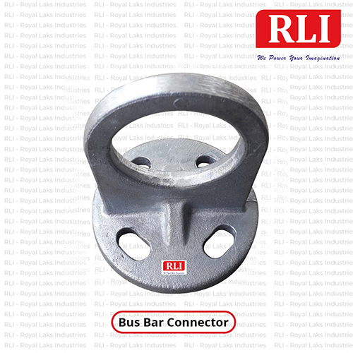 सिल्वर बस बार पाइप कनेक्टर क्लैंप