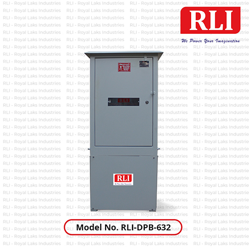 Grey Industrial Lt Mini Distribution Feeder Pillar Box