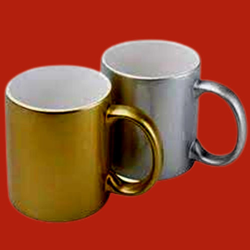 Golden Silver Sublimation Glitter Mug
