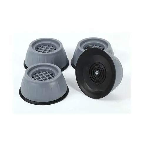 ग्रे वॉशिंग मशीन एंटी वाइब्रेशन पैड (4 का सेट)