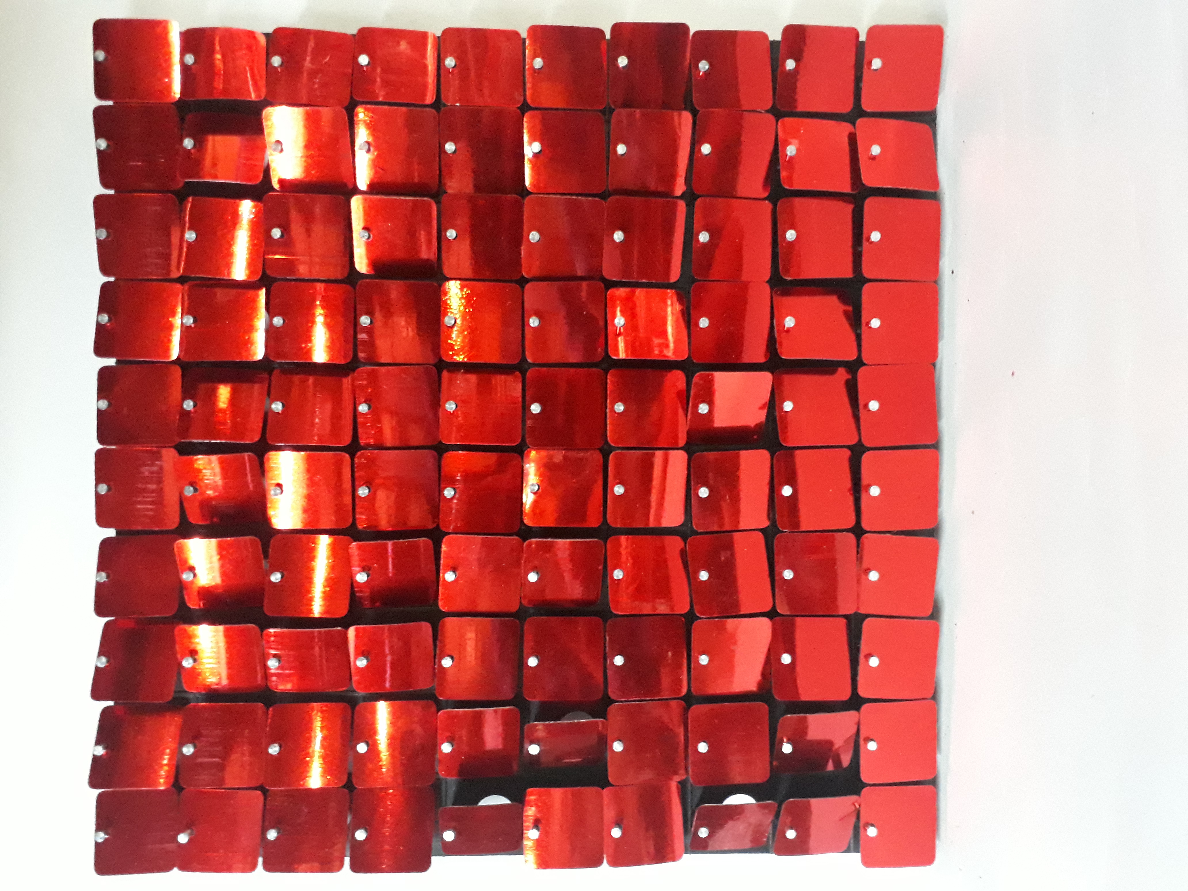 Shining Wall Panel Sequins Backdrop - Color: Silver