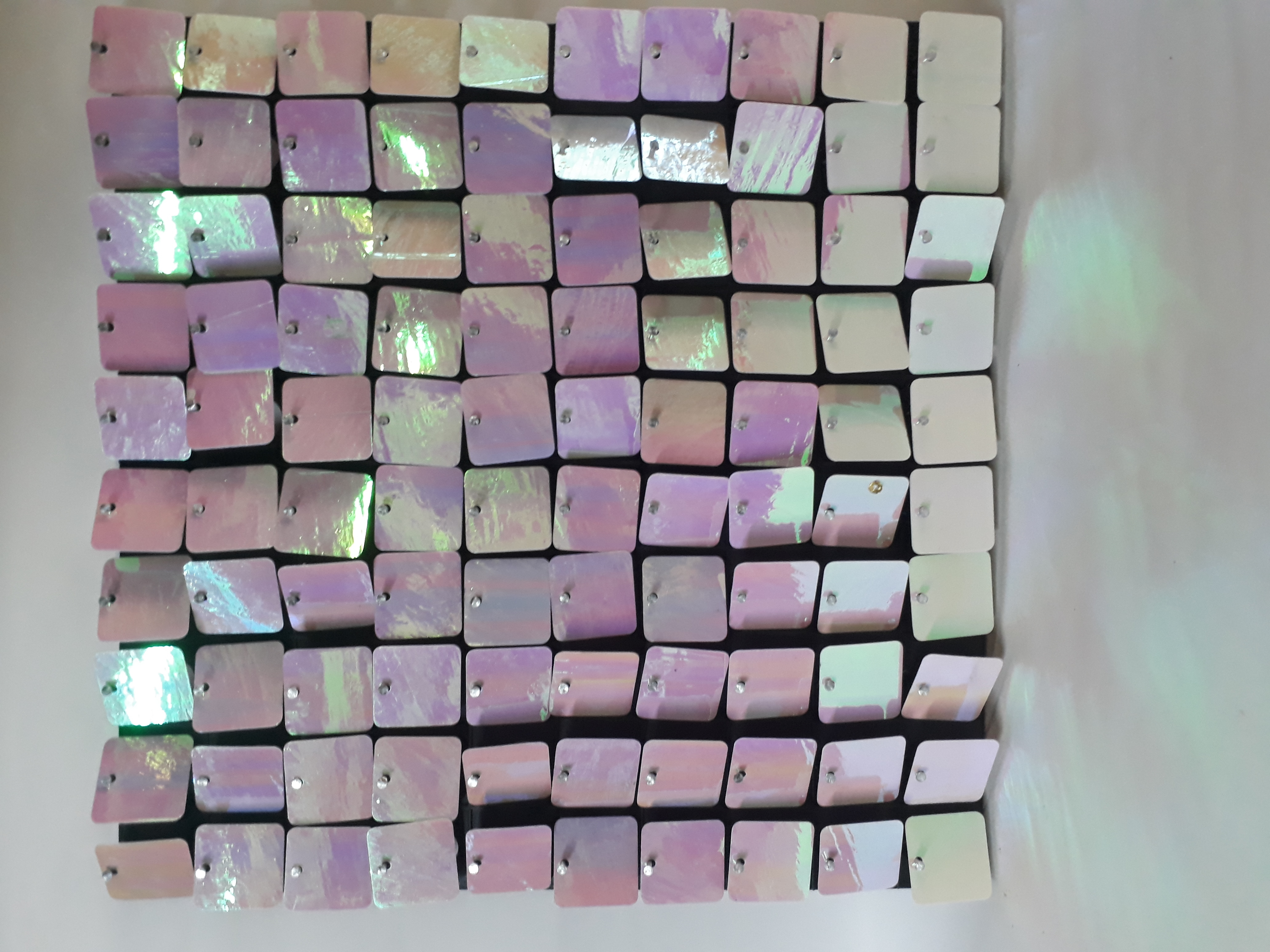 Shining Wall Panel Sequins Backdrop - Color: Silver