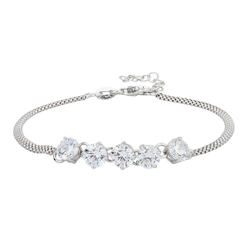 फैशन क्यूबिक ज़िरकोनिया स्टोन्स स्टडेड ब्रेसलेट्स