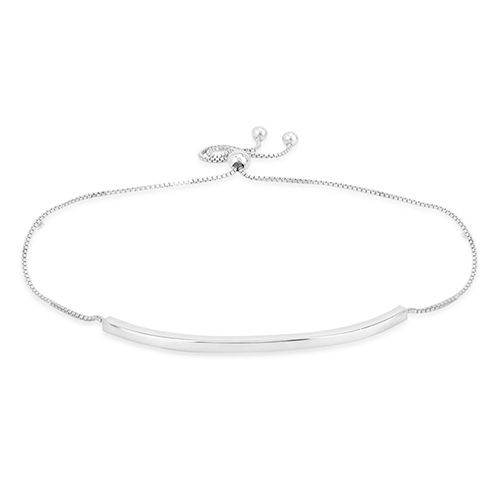 फैशन रेक्टैंगुलर बार एडजस्टेबल बोलो ब्रेसलेट