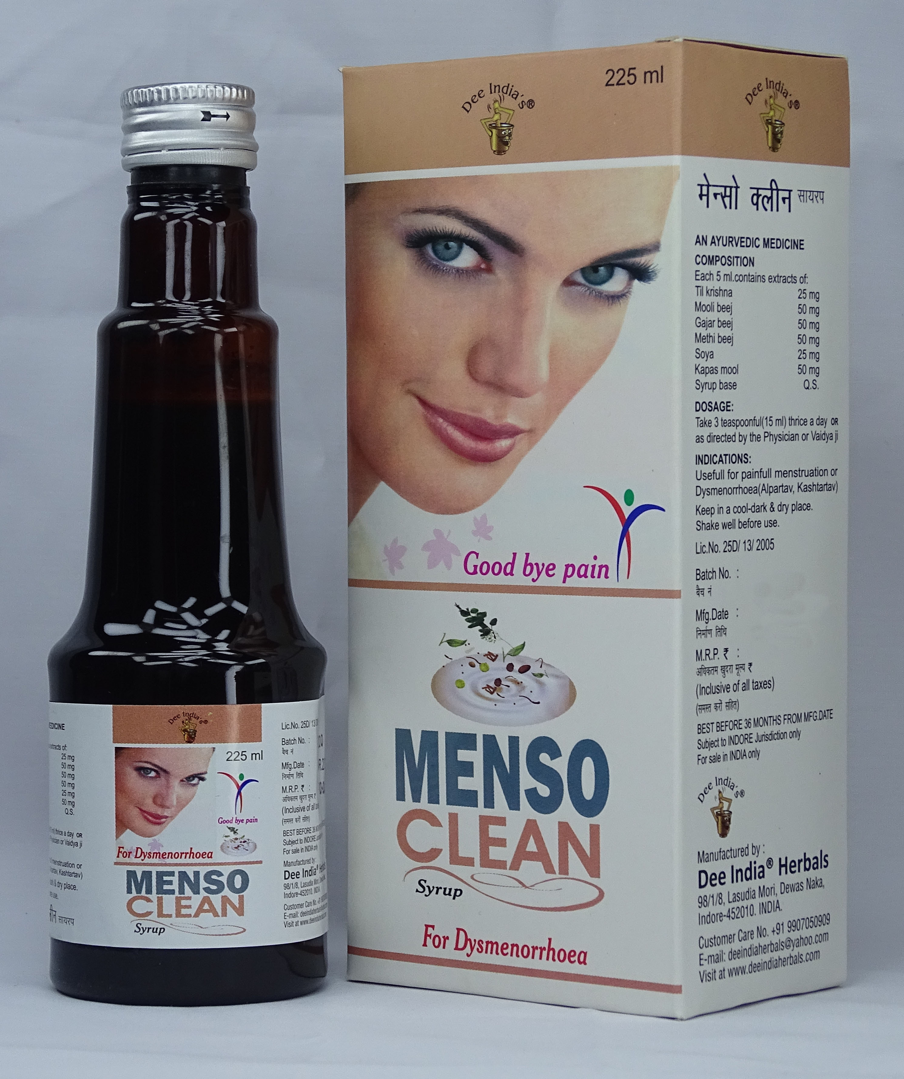 225 Ml Menso Clean Syrup Age Group: For Adults