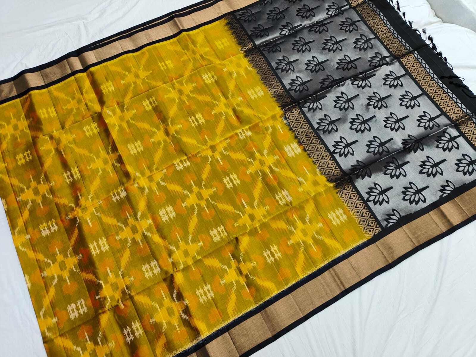 Ikkat Silk Sarees - 5.5m X 1.1m, Pink | Elegant Drape, Handwoven Beauty, Intricate Designs, Luxurious Feel, Soft Silk, Unique Patterns, Vibrant Colors