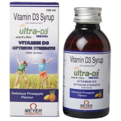 Ultra Vitamin D3 Syrup 100 Ml General Medicines