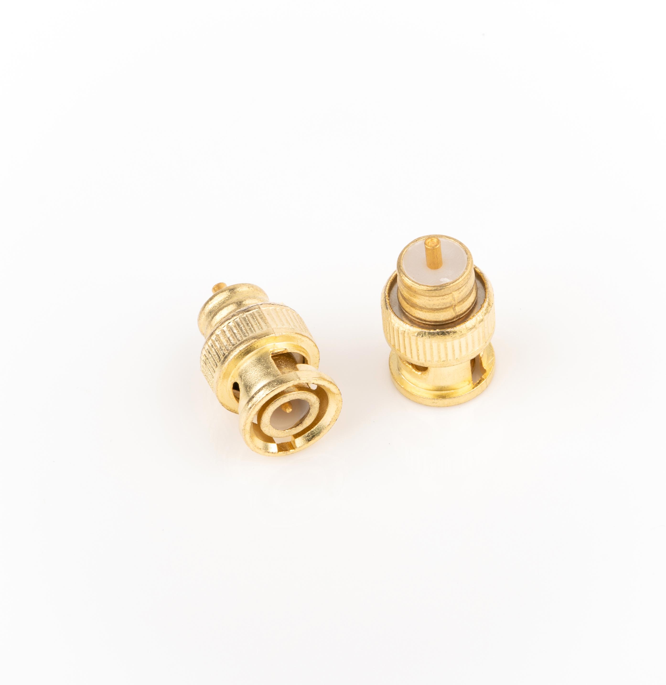 Bnc Connector - Specification Brand Custom Branding , Semi Gold Color, Silver Finish, 5000 Pcs Packaging, Warranty Included For Cctv System