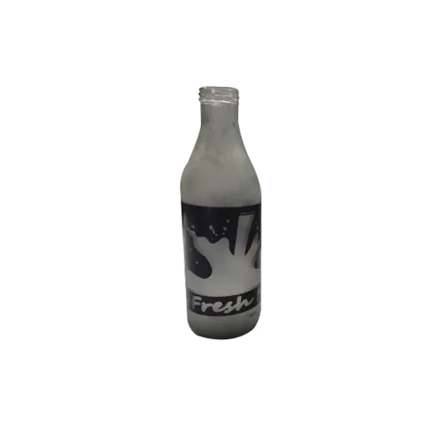 Transparent Milk Bottle - Clear Glass & Plastic, Wide Opening Design For Easy Pouring & Cleaning | Versatile Sizes & Eco-friendly Reusable Option
