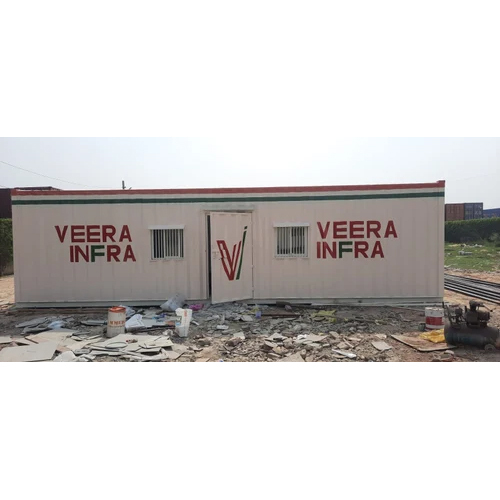 व्हाइट पोर्टेबल हाउस कंटेनर