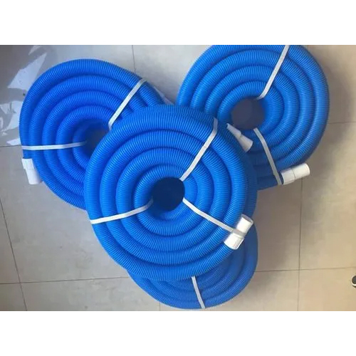 Blue Plastic Pool Hose Pipe