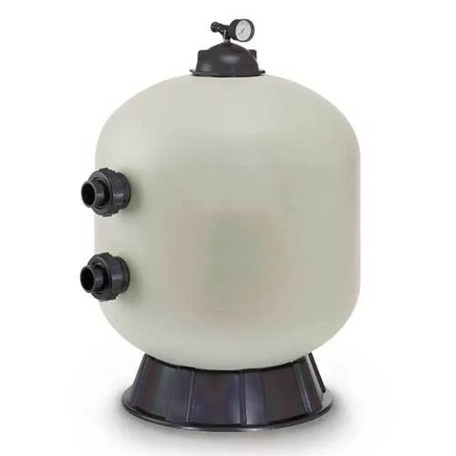 Swimming Pool Sand Filter - Fiberglass Material, Available In Various Sizes, White Color | Warranty Included, Ideal For Swimming Pool Application