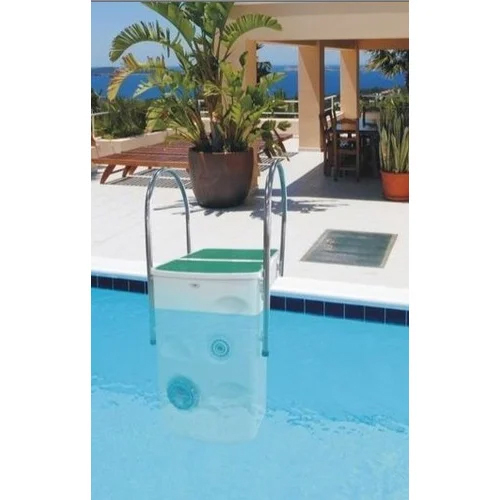 सफेद स्वचालित स्विमिंग पूल पाइपलेस फ़िल्टर