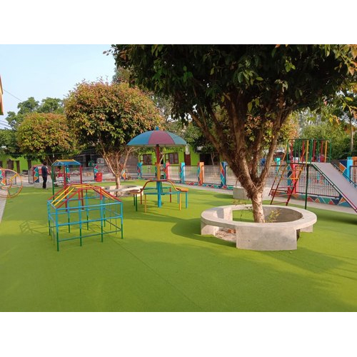 Multi Sports Artificial Turf - 15 Millimeter Thickness, Different Sizes | Environmentally-friendly, Customizable Shape, Lush Green Color
