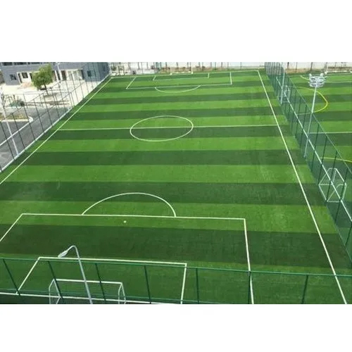 Artificial Football Turf - Customizable Sizes, Eco-friendly Green Color With Natural Surface Treatment