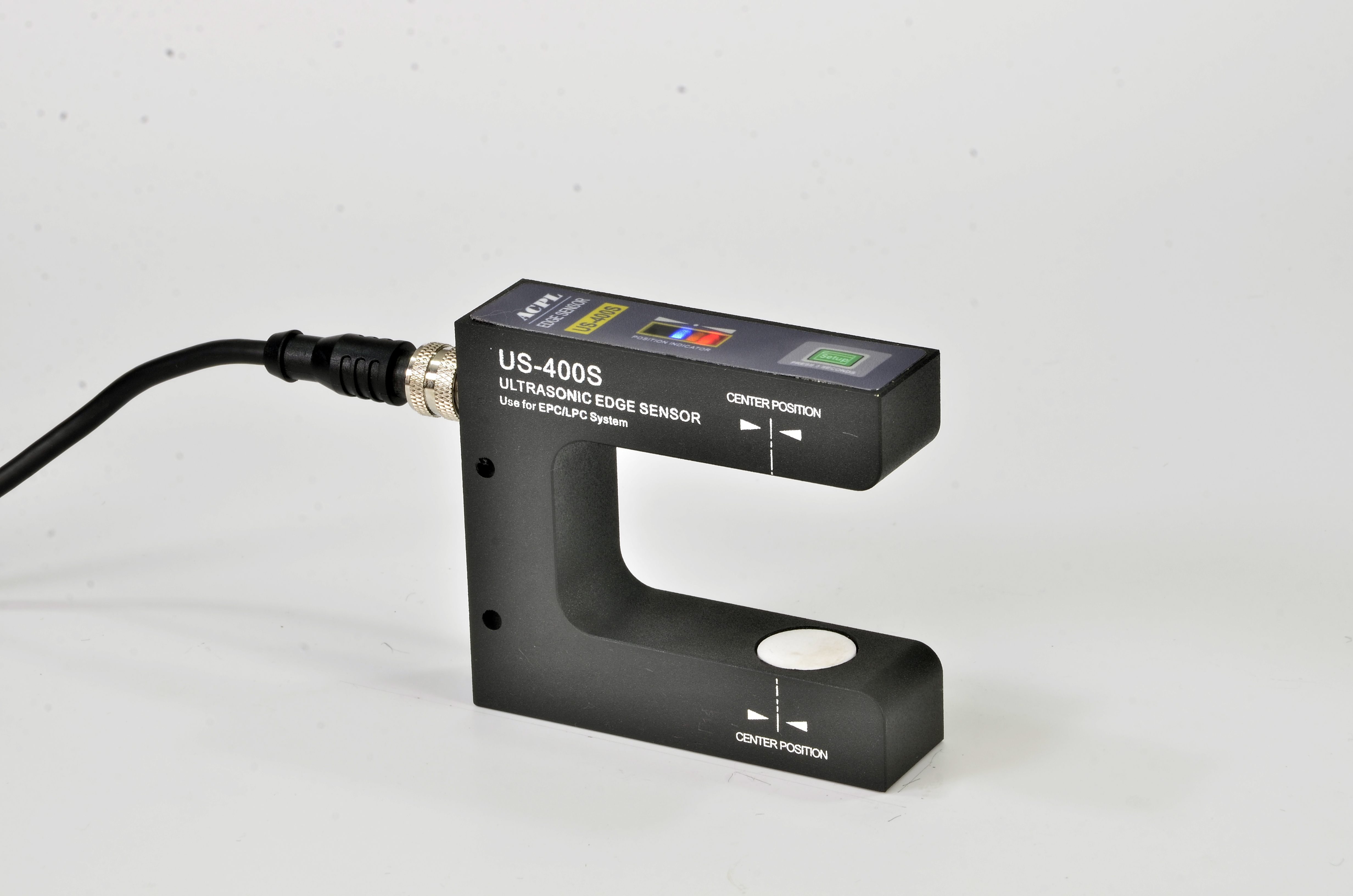 Edge Guide System - 4.3" Size, Black Color | Electric Power Supply, 230v Ac +/- 10%, Designed For Slitting Machines
