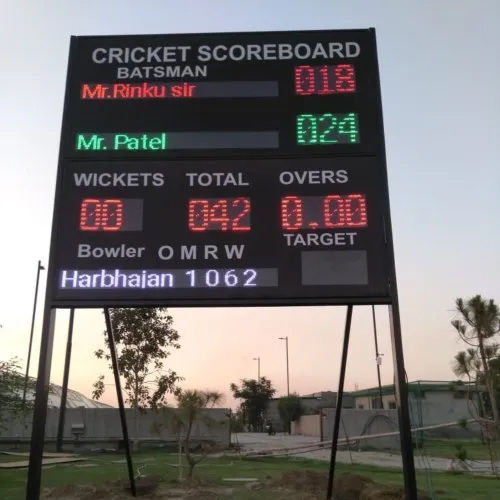 Cricket Led Score Board आवेदन: औद्योगिक