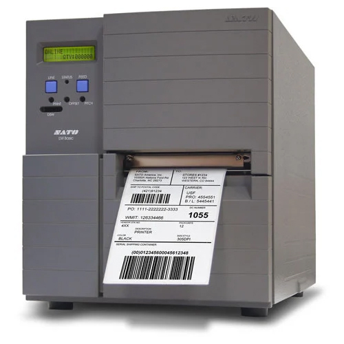 Sato Lm408e बारकोड प्रिंटर आवेदन: औद्योगिक