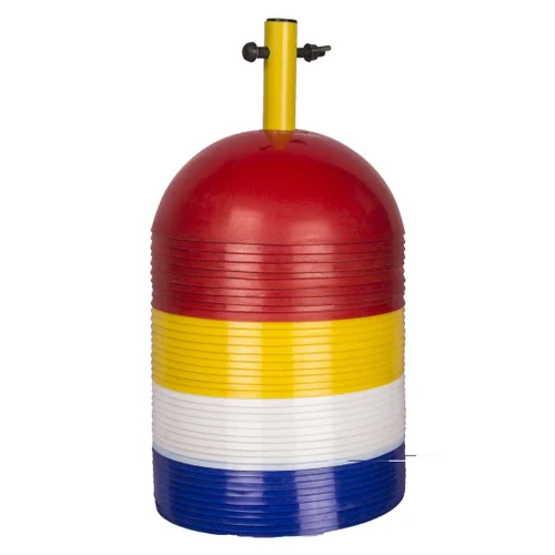 मल्टीकलर क्रिकेट डोम कोन सेट