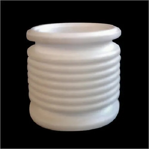 Ptfe Lined Bellow - Ptfe, 4 Inch, White, 20 Bar Pressure, -20 To 80 Degree C Temperature | Corrosion Protection, Customized Size, Warranty Included