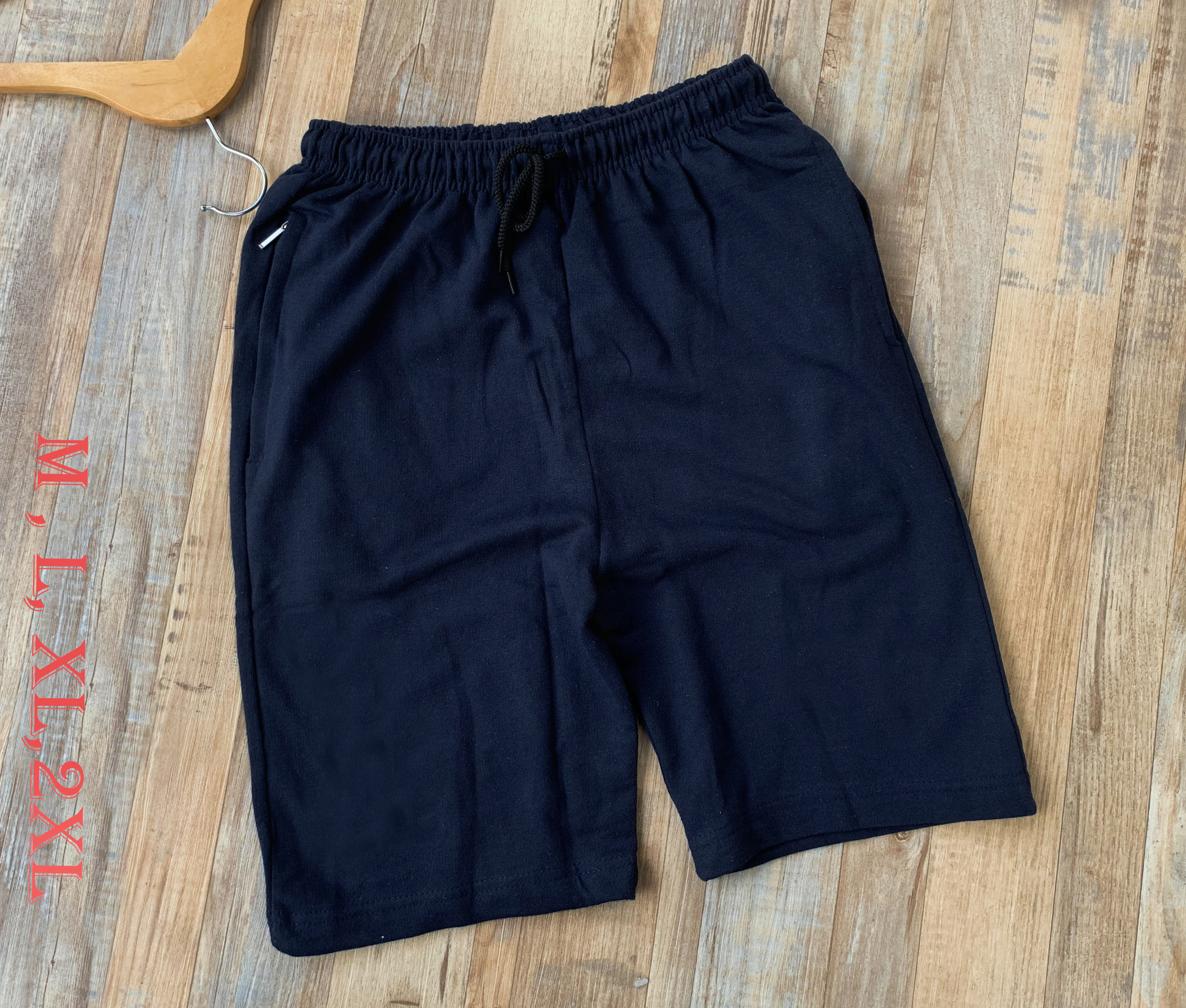 Men's Stylish Summer Shorts - High-quality Hosiery, Customized Size, Striped Pattern, Easily Washable, Classic White Finish