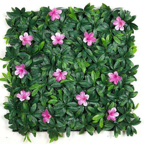 Artificial Vertical Garden - 20 Inch X 20 Inch | Plastic Material, Acid Resistant, Uv Resistant, Easy To Clean, Eco-friendly, Lightweight