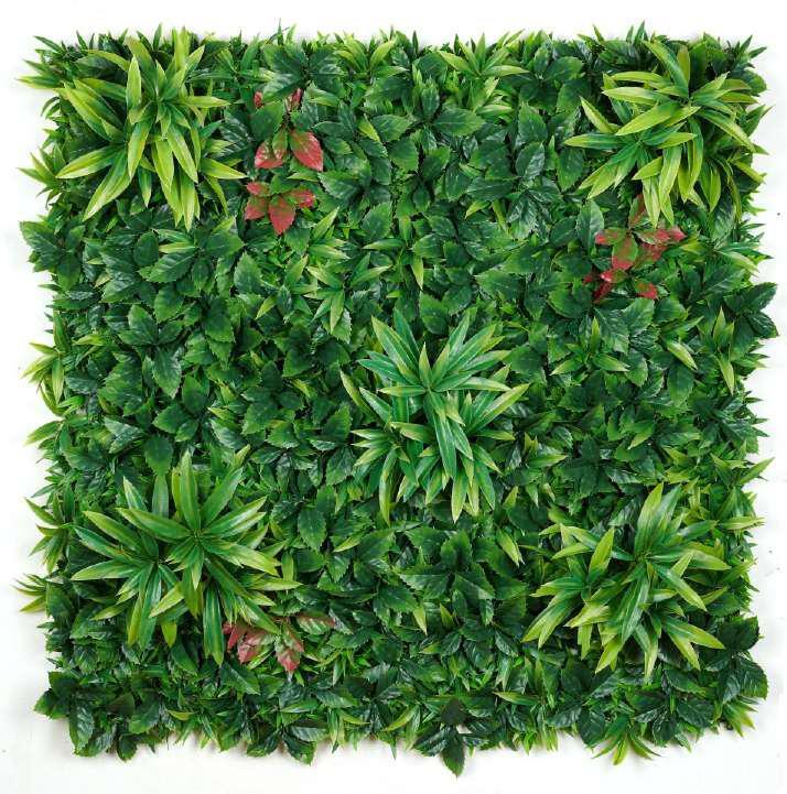 Artificial Vertical Garden - 20 Inch X 20 Inch | Plastic Material, Acid Resistant, Uv Resistant, Easy To Clean, Eco-friendly, Lightweight