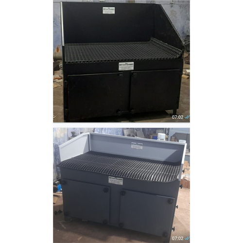 माइल्ड स्टील डाउन ड्राफ्ट टेबल