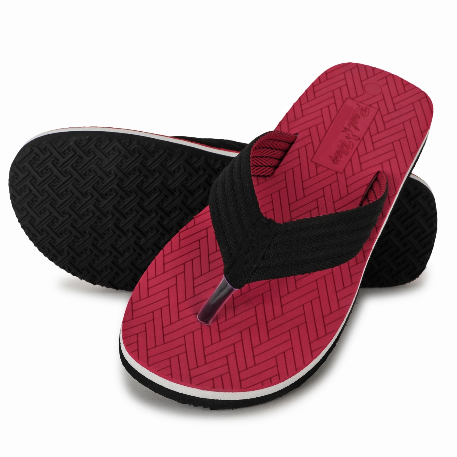 Casual Slipper - Rubber And Fabric Upper, Standard Sizes Available | Slip-on Closure, Unisex, Summer Style In Green And Black