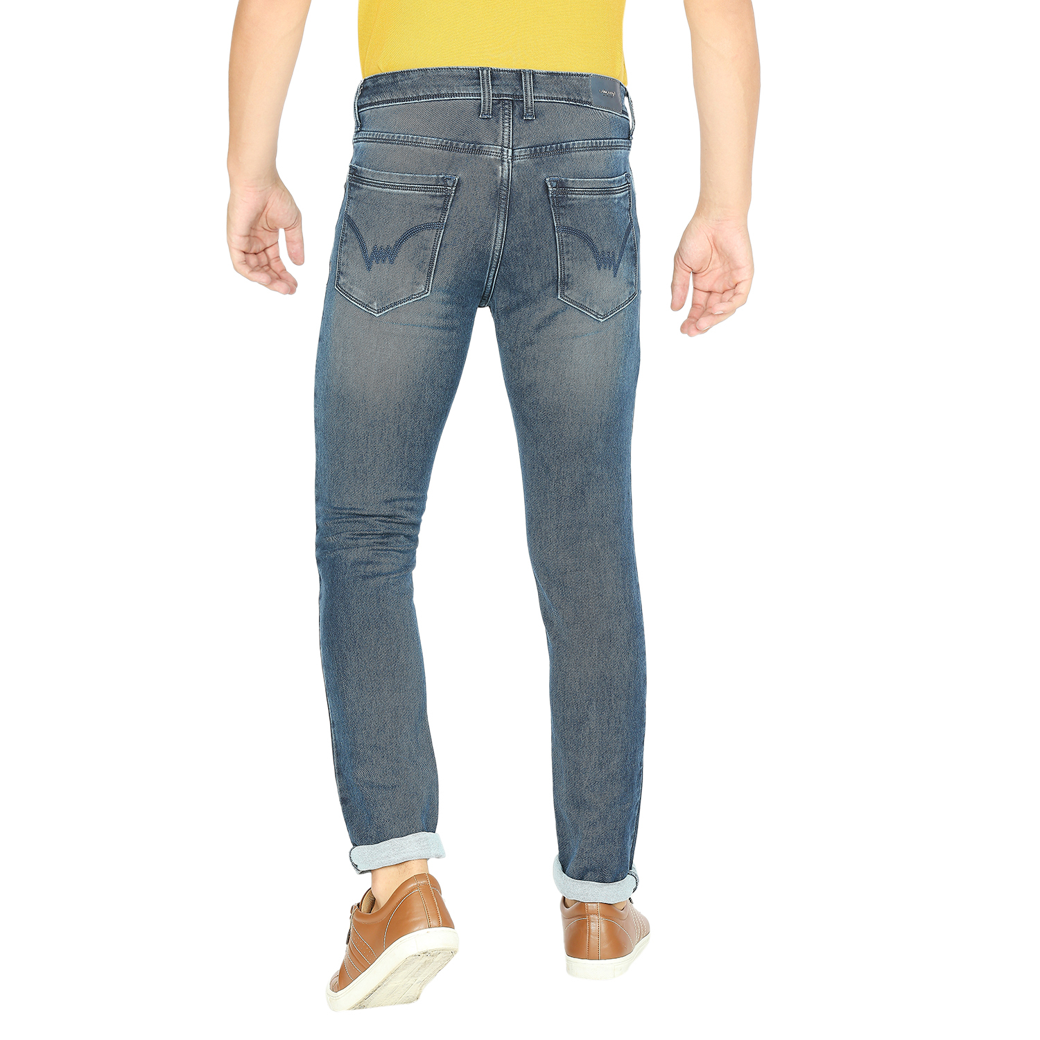 Lawman Men's Slim Fit Denim Jeans - All Sizes, Washable, Plain Dyed, Blue Color For All Seasons