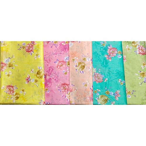 मल्टीकलर मलमल वॉइल कॉटन एक्सपोर्ट क्वालिटी प्रिंटेड फैब्रिक