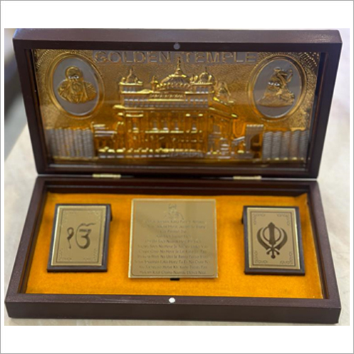 प्लास्टिक गोल्ड प्लेटेड फोटो फ्रेम बॉक्स