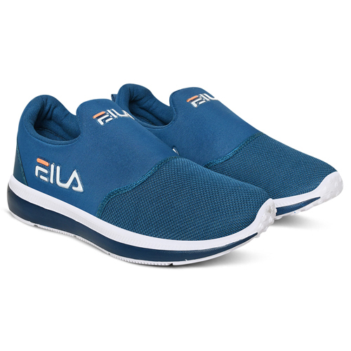 Men's Leather Slip-On Shoes - EVA Upper, Available in Various Sizes, Stylish Blue Color | Washable Comfort