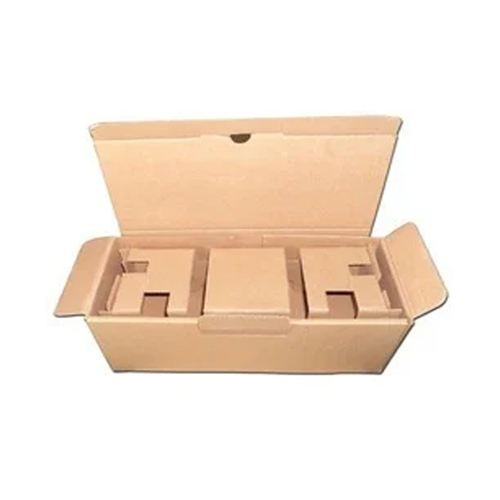 Industrial Corrugated Box - Kraft Paper , Polished Finish With Embossing For Heavy Duty Packaging & Customizable Sizes
