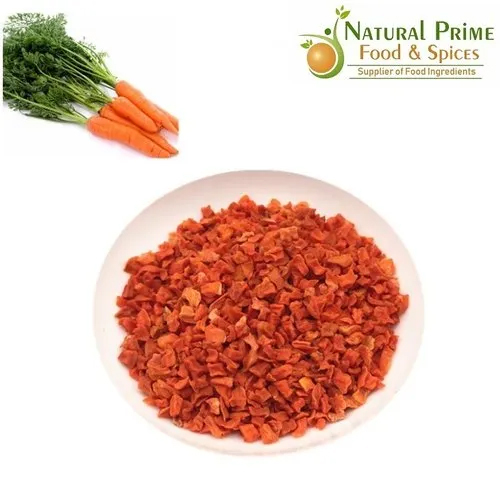 Dehydrated Carrot Flakes - Red Color, 100% Pure, Dried Style , Processed Using Food Dehydrators, Shelf Life of 1-2 Years