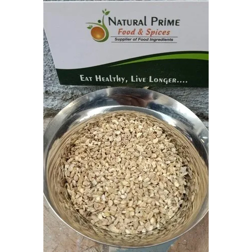 हल्के भूरे रंग के निर्जलित अदरक के दाने