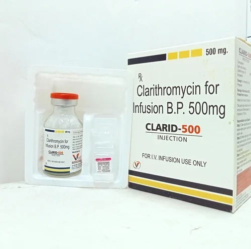 क्लैरिथ्रोमाइसिन 500mg इंजेक्शन सामान्य दवाएं