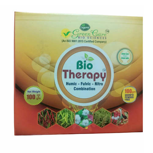 बायो थेरेपी (ह्यूमिक फुल्विक और नाइट्रो कॉम्बिनेशन) अनुप्रयोग: जैविक उर्वरक