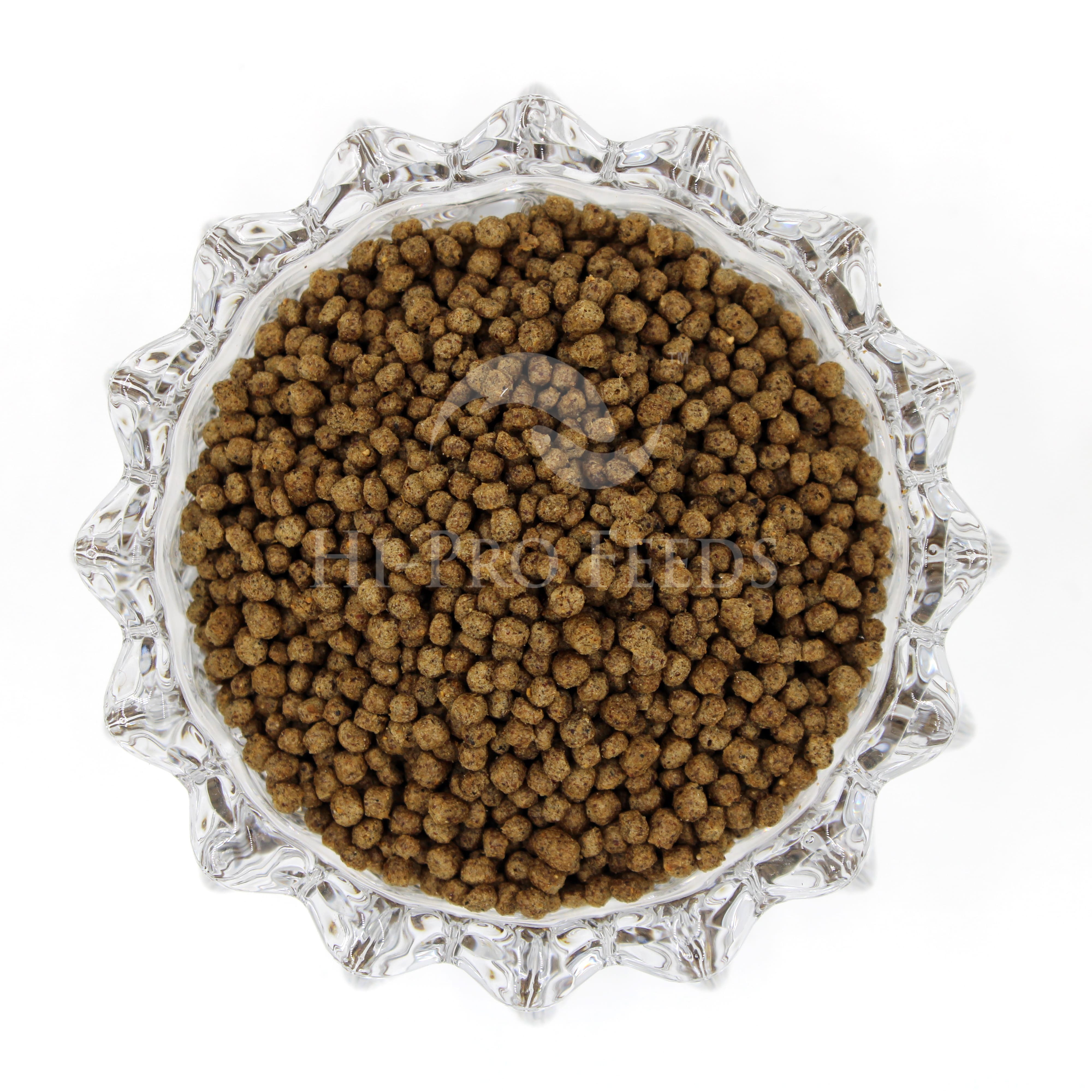 42/9 Channa Murrel Fish Feed - 0.6mm - Color: Brown