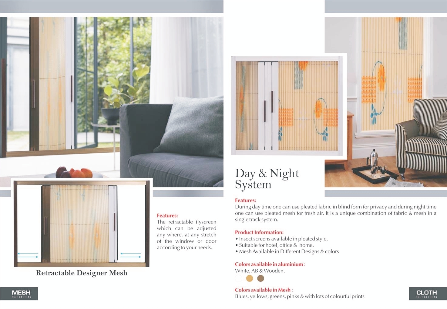 Effective Motorized Dismountable And Washable Roller Insect Screen