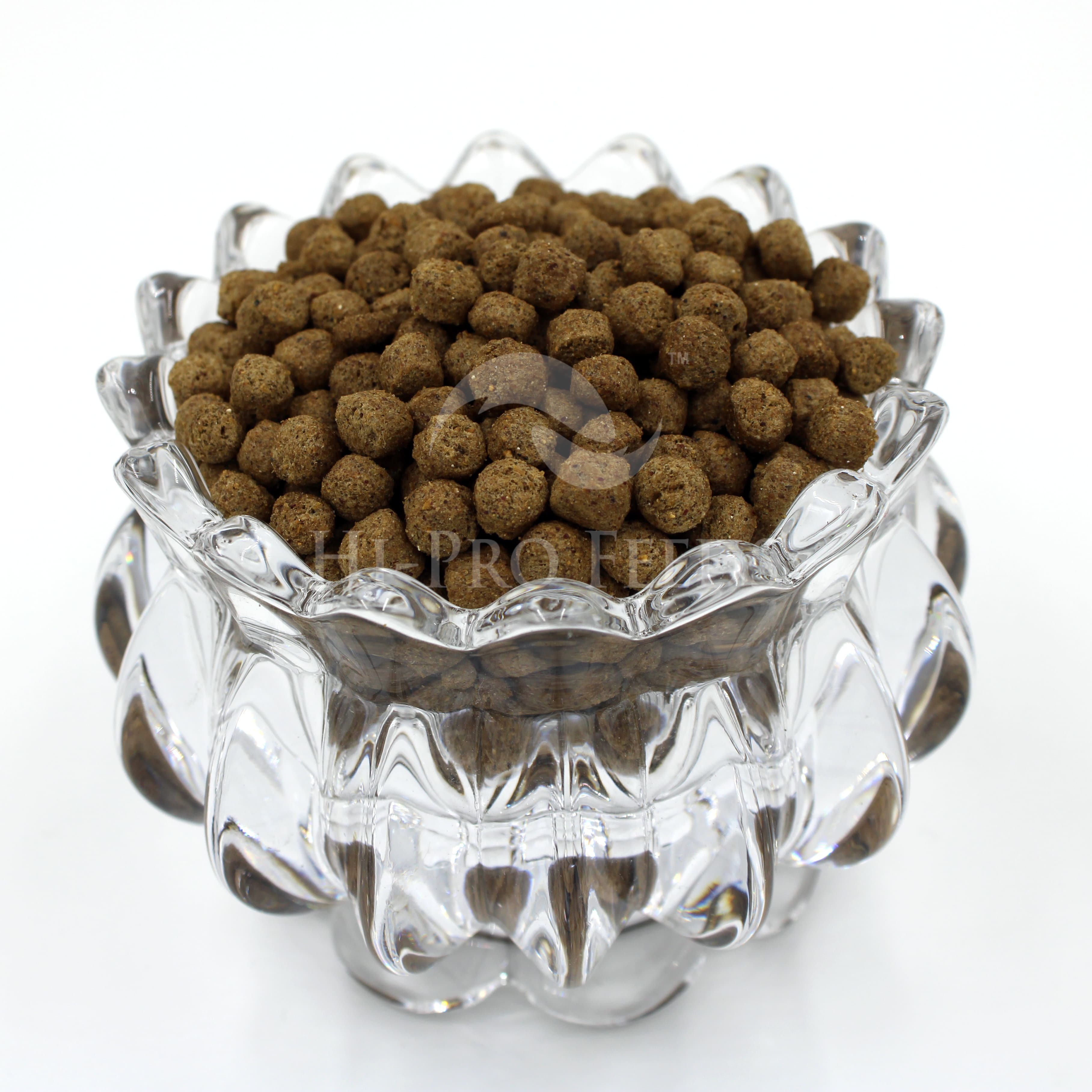 24/4 Premium Floating Fish Feed - 3mm & 4mm Pellet Size, Brown Color | Complete Nutrition For Fish Growth, Balanced Feed, Prevents Water Pollution