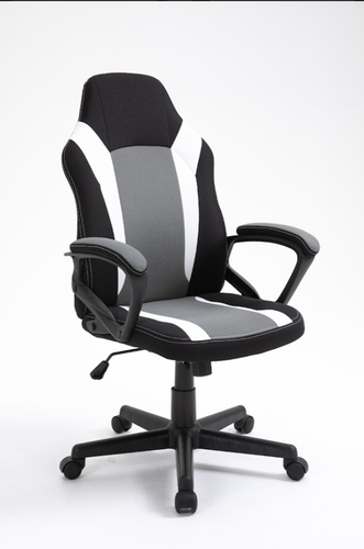 Revolving Chairs - Fabric & Metal, 650 x 600 x 1200 mm, Black | 120 kg Weight Capacity, Caster Wheels, 1 Year Warranty, Ideal for Office & Gaming Use