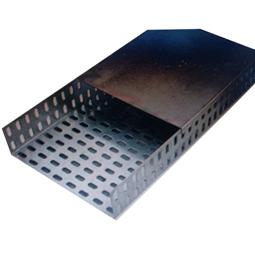 GI Hot Dip Perforated Cable Tray - Steel Material, GI Galvanized Finish | Increased Air Circulation, Corrosion Resistance, Easy Maintenance