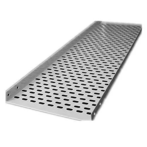 Perforated Cable Tray - Steel, GI Galvanized Finish | Ideal for Efficient Cable Management, Durable and Cost-Effective Solution