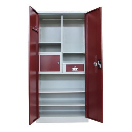 Brown Designer Metal Bedroom Cupboards
