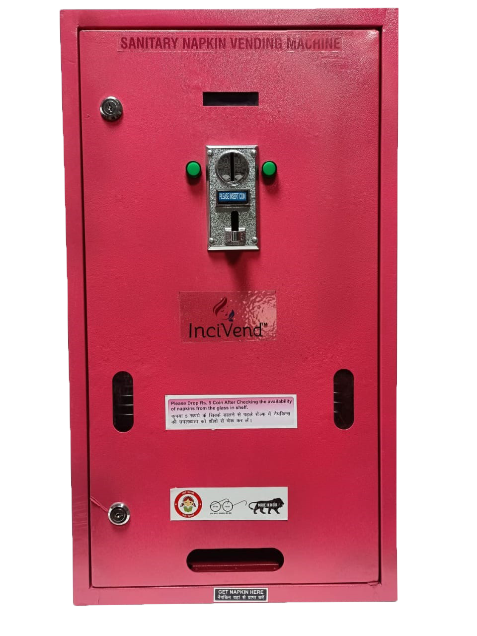 Mild Steel Automatic Sanitary Napkin Vending Machine