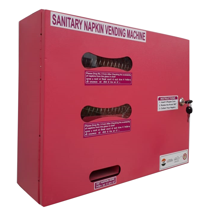 Sanitary Napkin Vending Machine - Stainless Steel, Various Sizes Available | Lcd Touchscreen Display, 1-year Warranty, Automated Features