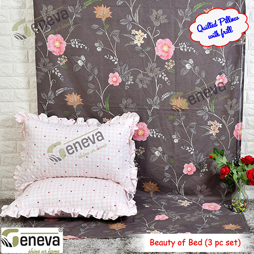 अलग-अलग उपलब्ध 3 पीस प्रिंटेड बेडशीट सेट