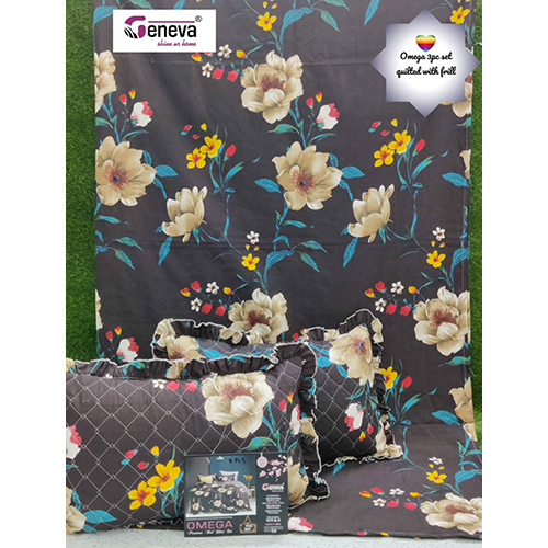 अलग-अलग उपलब्ध ओमेगा 3 पीस बेडशीट सेट